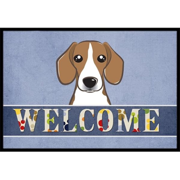 Carolines Treasures Carolines Treasures BB1425JMAT Beagle Welcome Indoor & Outdoor Mat; 24 x 36 in. BB1425JMAT - main